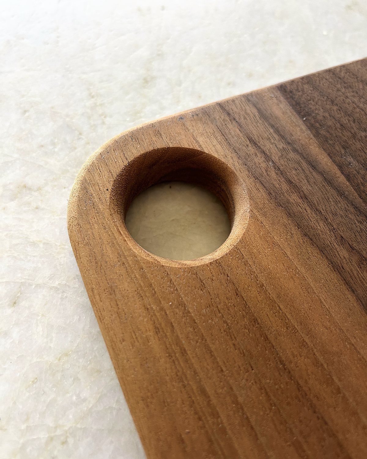 Close-up van het ronde gat bij de boog